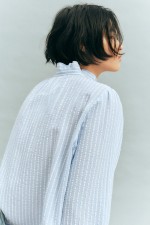 Seersucker Pullover Blouse