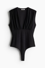 V-neck Thong Bodysuit