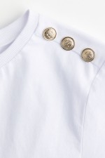 Button-Detail T-shirt