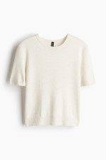 Fine-knit T-shirt