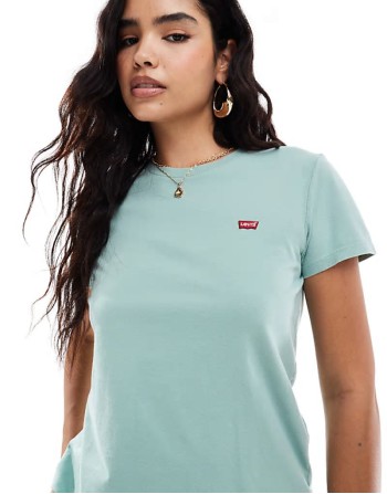 perfect small batwing logo t-shirt in green