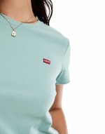perfect small batwing logo t-shirt in green