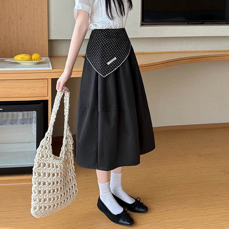 2026 Summer New Design Silk Scarf Korean Style High Waist Tulip Skirt for Women - Image 2